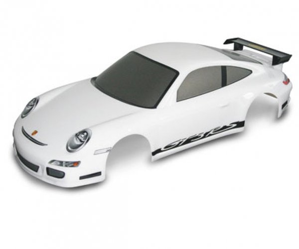 Carson 1:10 Kaross. Porsche 911 GT3 weiß+Dekor