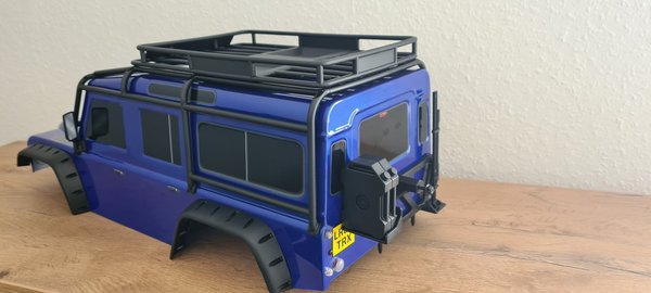 Traxxas TRX-4 Land Rover Defender Scale-Crawler Karosserie blau Neu